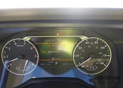 2021 Nissan Rogue Sv Fwd из США, поврежденный, VIN JN8AT3BA5MW009867